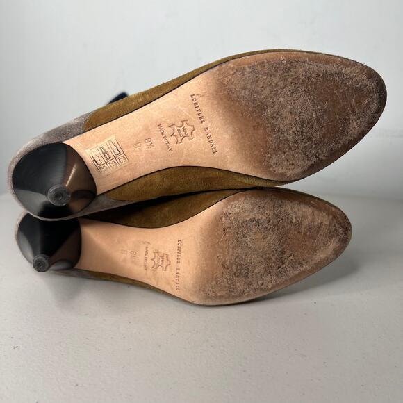 Loeffler Randall Color Block Over The Knee Suede Boots Size 8.5 - Picture 7 of 10